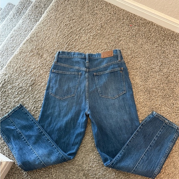 Madewell Classic Straight Jeans in Bandry Wash Seamed Edition size 27 - Picture 6 of 9